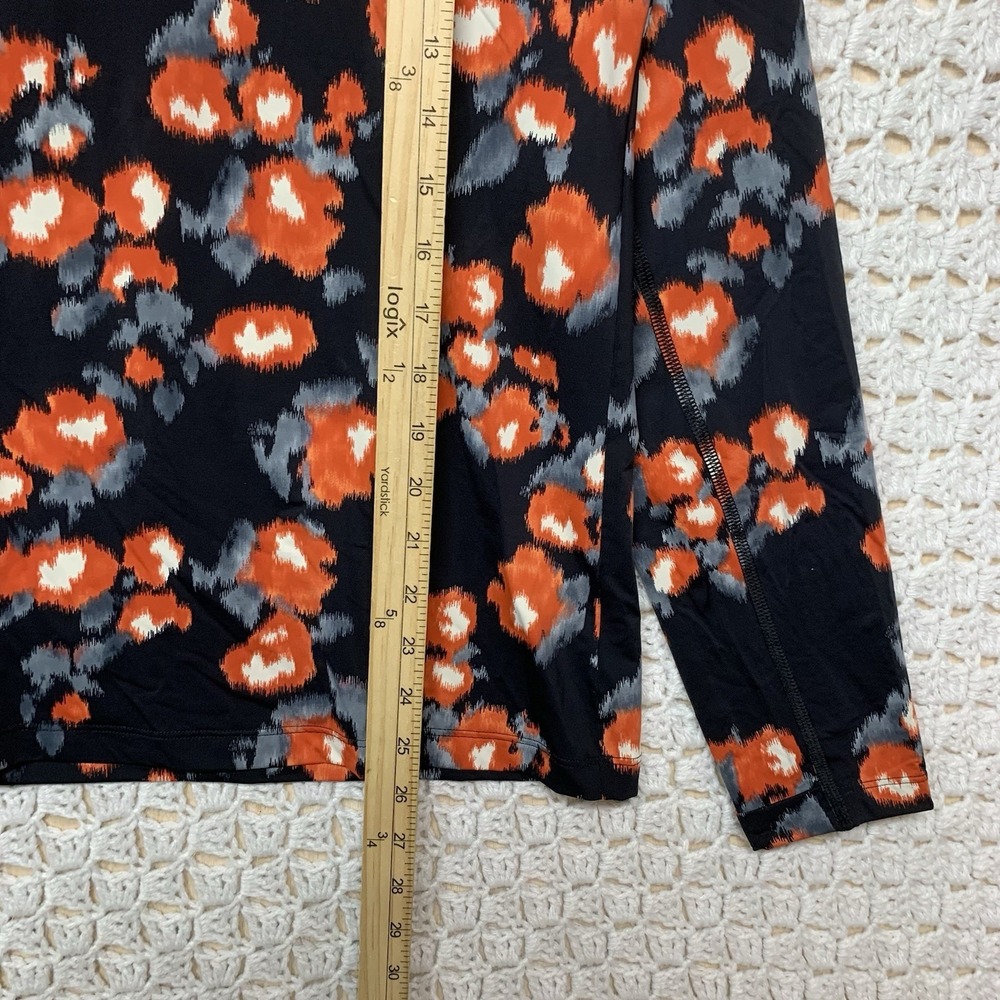 Duluth Trading T-Shirt Women Sz XL Multicolor Floral Suit Up‎ Swim Long Sleeve - Picture 6 of 8